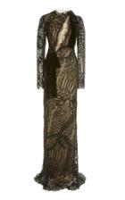 Moda Operandi Tom Ford Bow-embellished Lace Gown