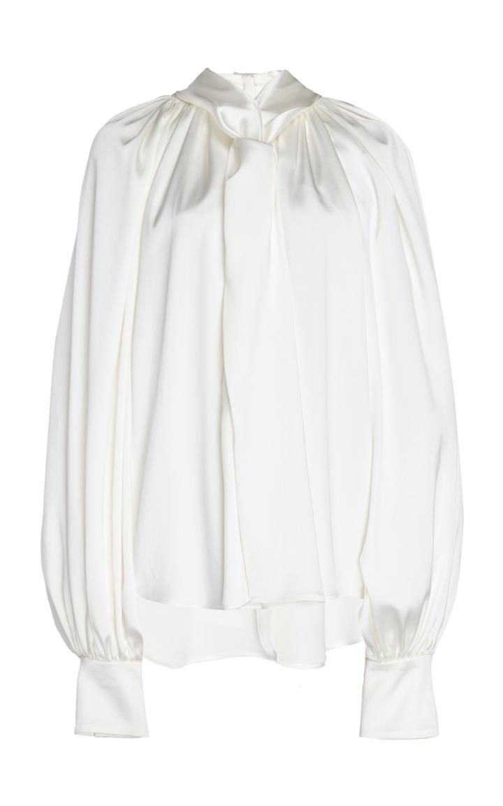 A.w.a.k.e. Draped Tie Blouse