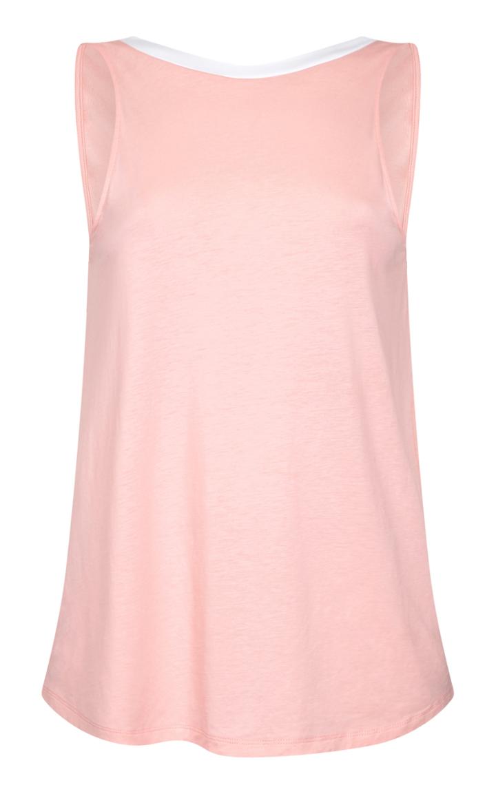 Silou London Milana V-back Color Blocked Tank Top