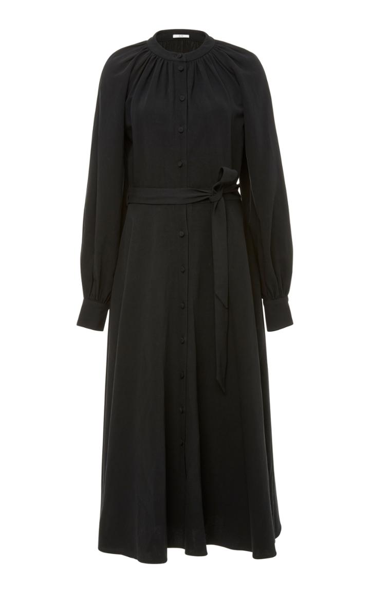 Co Long Sleeve Button-up Dress
