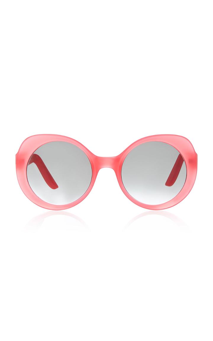 Moda Operandi Lapima Carlota Oversized Round-frame Sunglasses