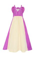 Rosie Assoulin Two-tone Silk Gown