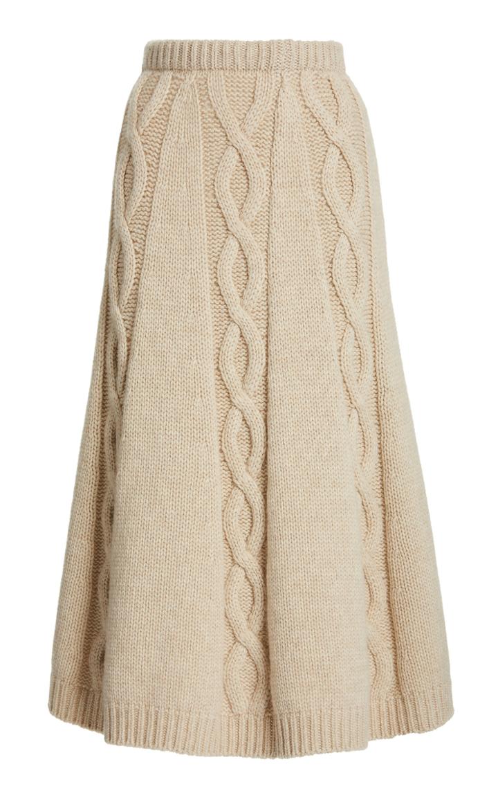 Brock Collection Redden Cashmere Skirt