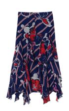 Moda Operandi By Malene Birger Mela Printed Chiffon Skirt Size: 32