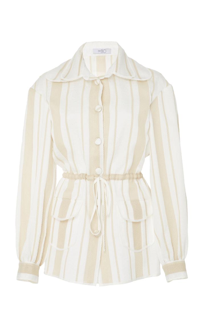 Patbo Panama Striped Lace Jacket