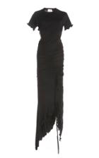 Peet Dullaert Drape Knit Maxi Dress