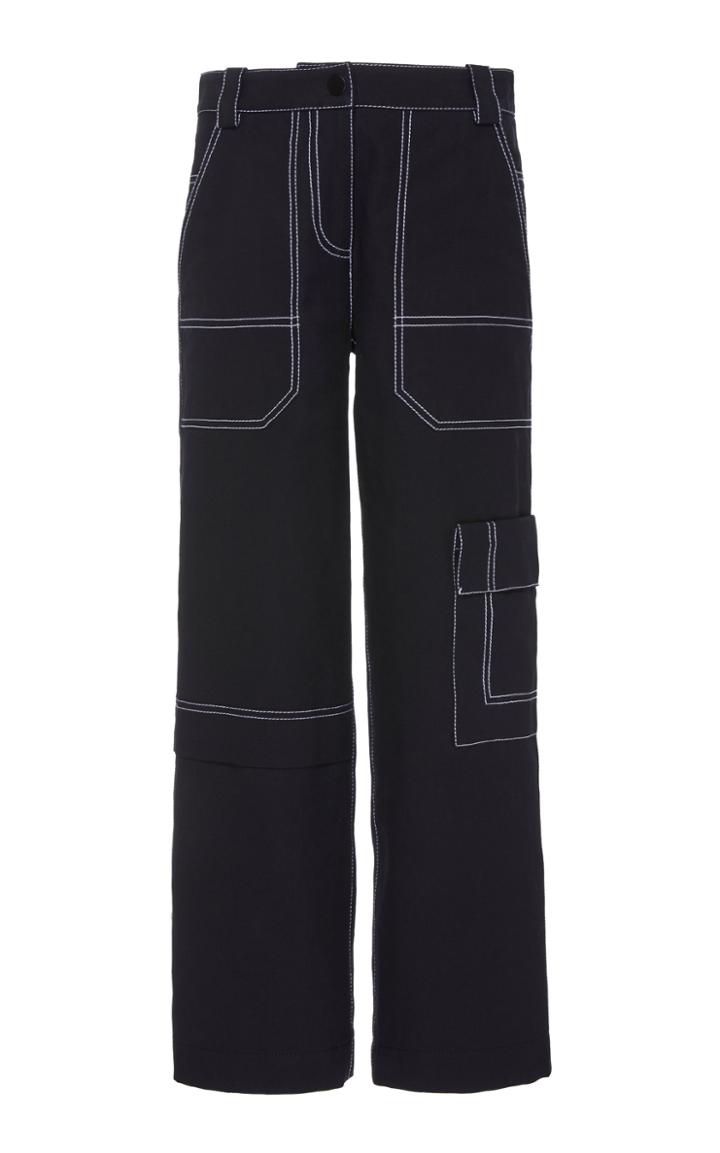 3.1 Phillip Lim Tailored Straight-leg Denim Cargo Pants