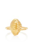 Renna Large Thread And Shell Ring