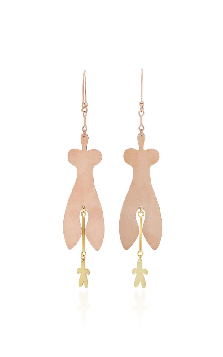 Sian Evans Fucshia Earrings