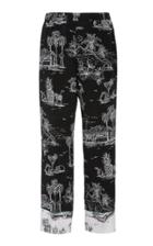 N 21 N&deg;21 Printed Silk Trouser