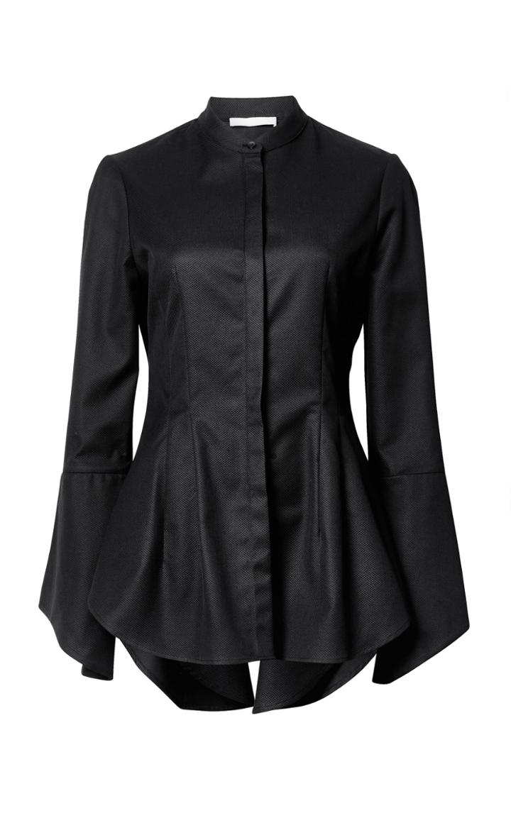 White Story Dianna Draped Volant Top