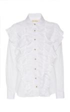 Mara Hoffman Lavina Ruffled Button Down Shirt