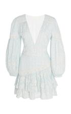 Loveshackfancy Abitha Ruffled Cotton Mini Dress