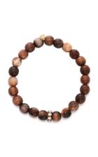 Moda Operandi Sydney Evan 14k Yellow Gold Large Pav & Horn Rondelle Bracelet
