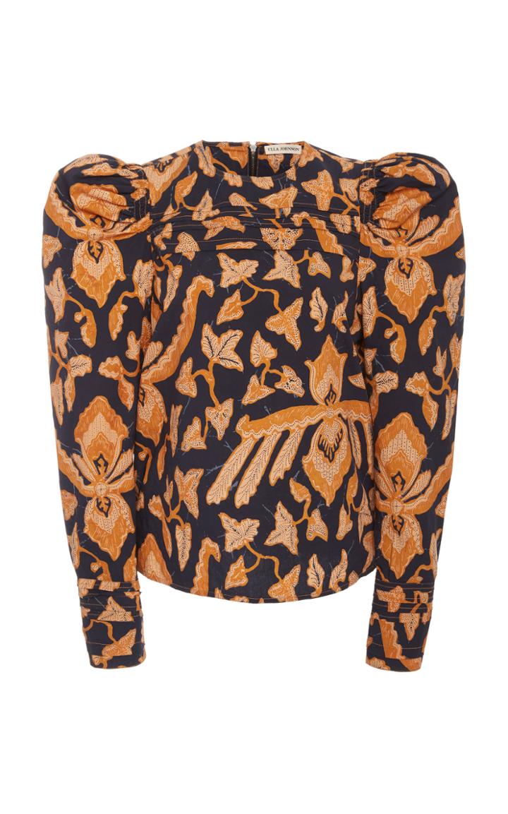 Ulla Johnson Gemi Printed Cotton Top Size: 0