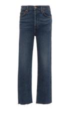 Re/done Stovepipe High-rise Cropped Jeans