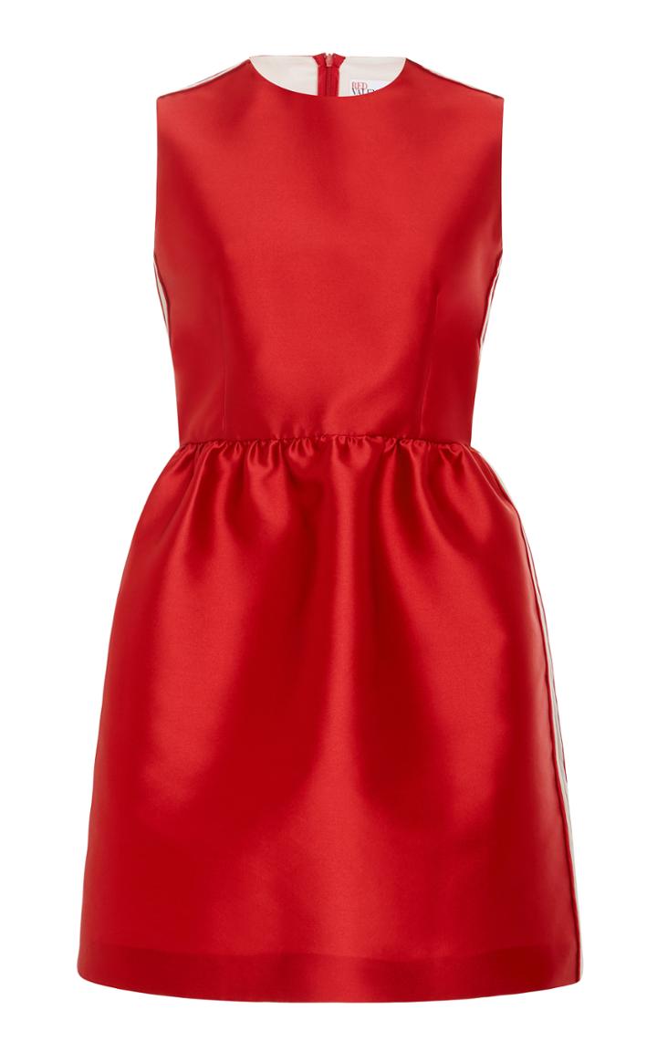 Red Valentino Silk Twill Midi Dress