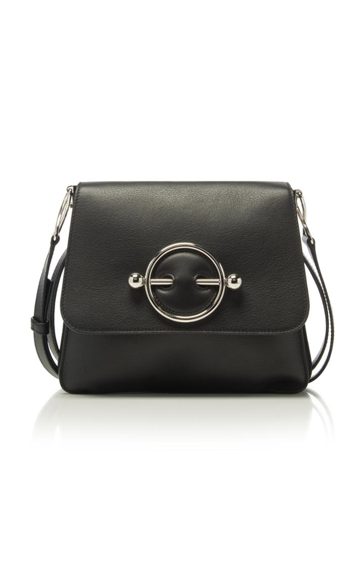 Jw Anderson Suede And Leather Disc Bag