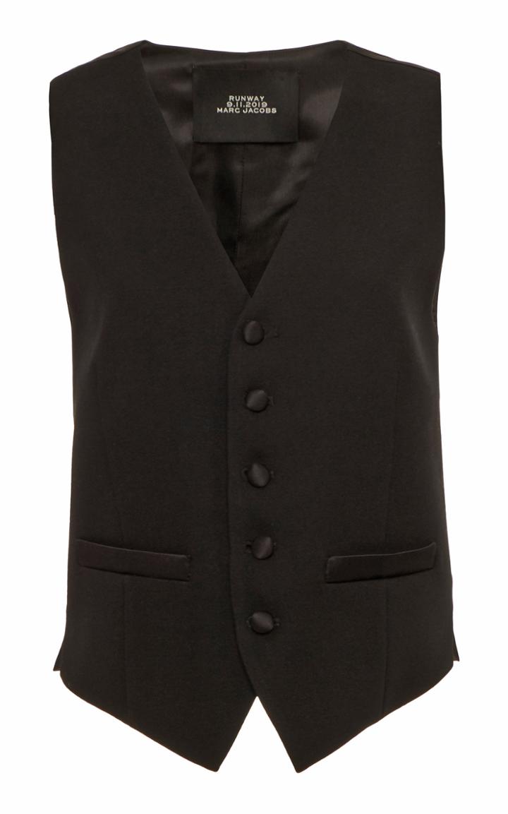 Moda Operandi Marc Jacobs Shrunken Fitted Wool Vest Size: Xs
