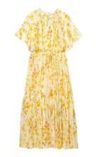 Moda Operandi Carolina Herrera Wisteria-print Silk Georgette Midi Dress