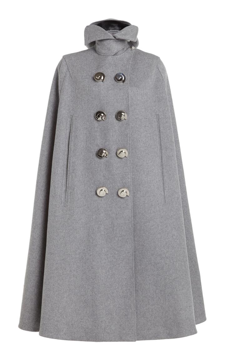 Moda Operandi Paco Rabanne Double-breasted Gabardine Cape