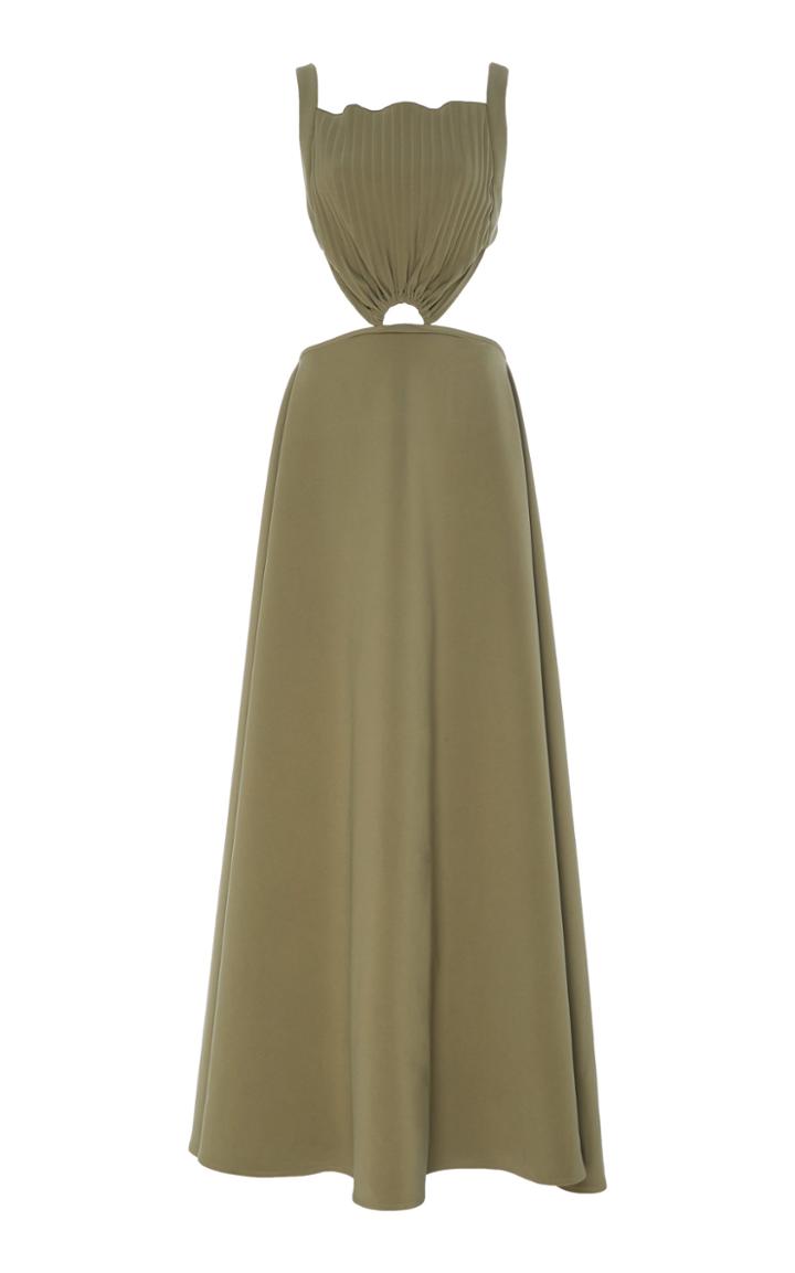 Paris Georgia Max Cutout Silk-satin Dress