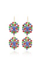 Gripoix Jaipur 24k Gold-plated And Glass Drop Earrings