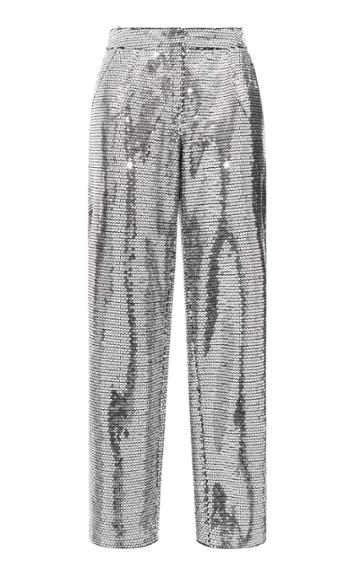 Rasario Sequined Cigarette Pants