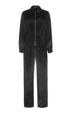 Alexachung Lustrous Zip-front Satin Jumpsuit