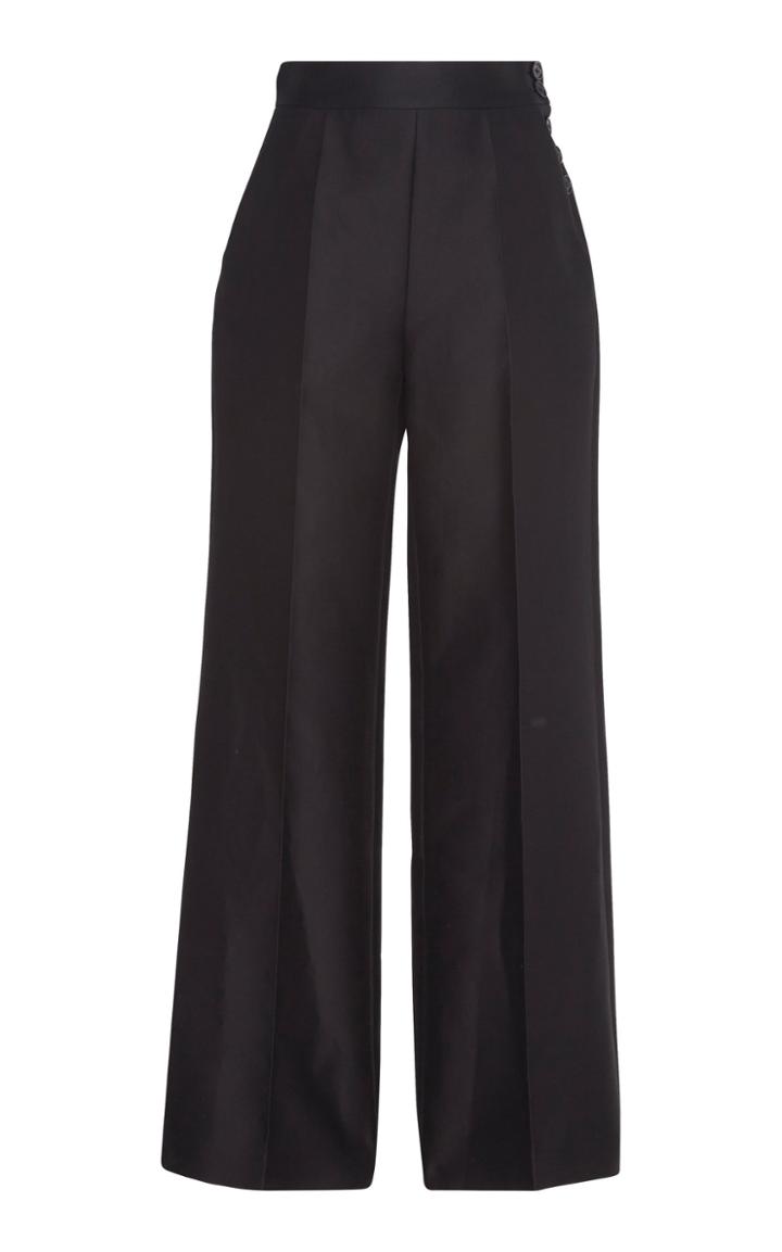 Dice Kayek Wide Leg Cotton Blend Pant