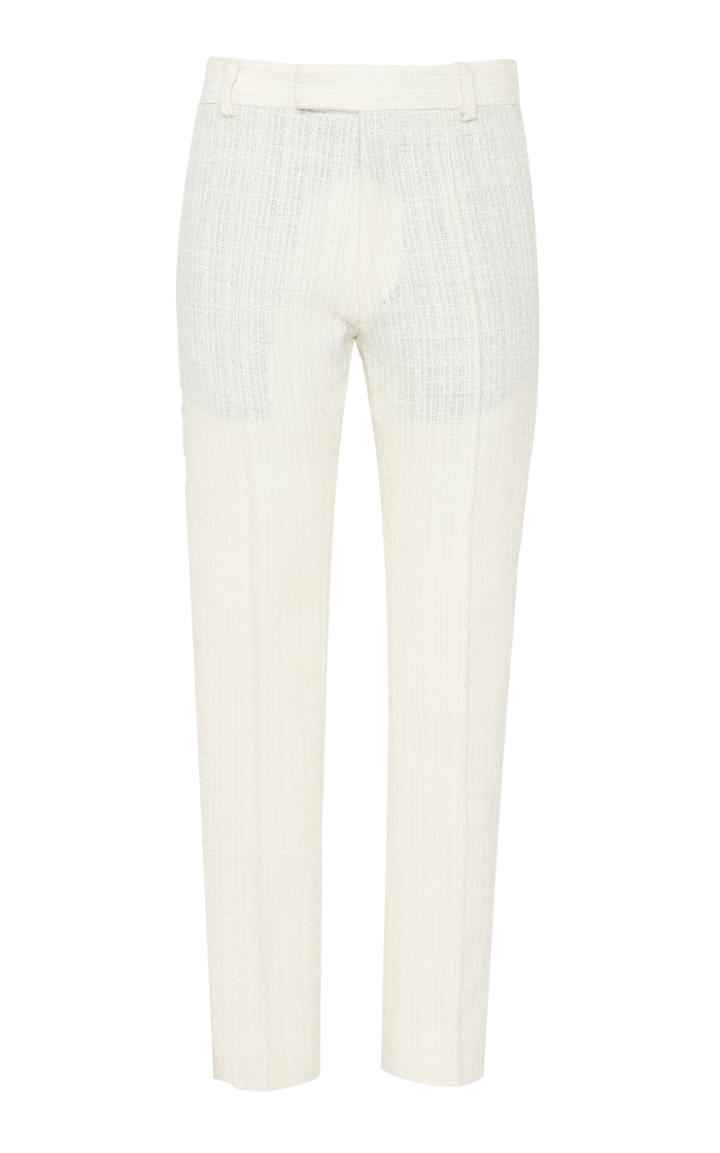 Moda Operandi Amiri Cropped Skinny Boucle Track Pants