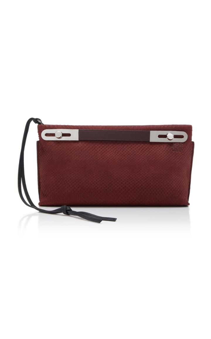 Loewe Missy Small Python Shoulder Bag