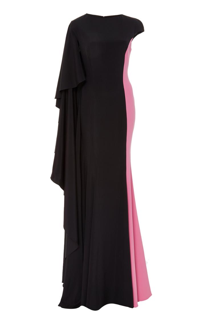 Christian Siriano Side Draped Gown