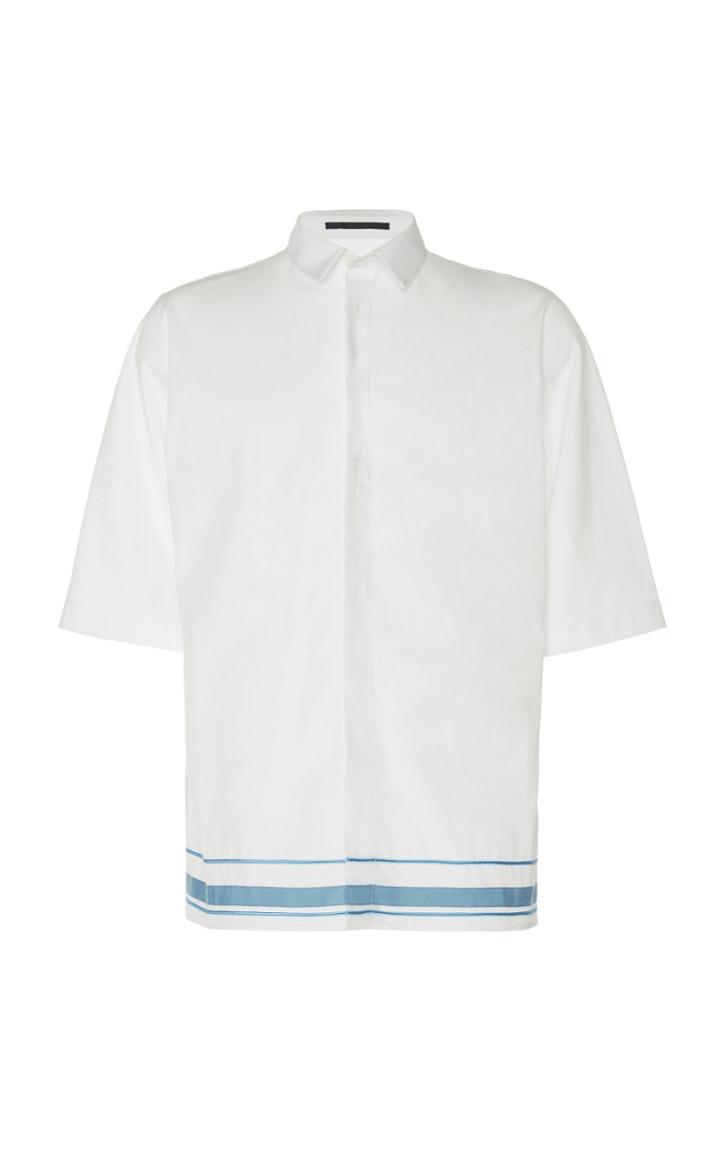 Haider Ackermann Striped Cotton-poplin Shirt