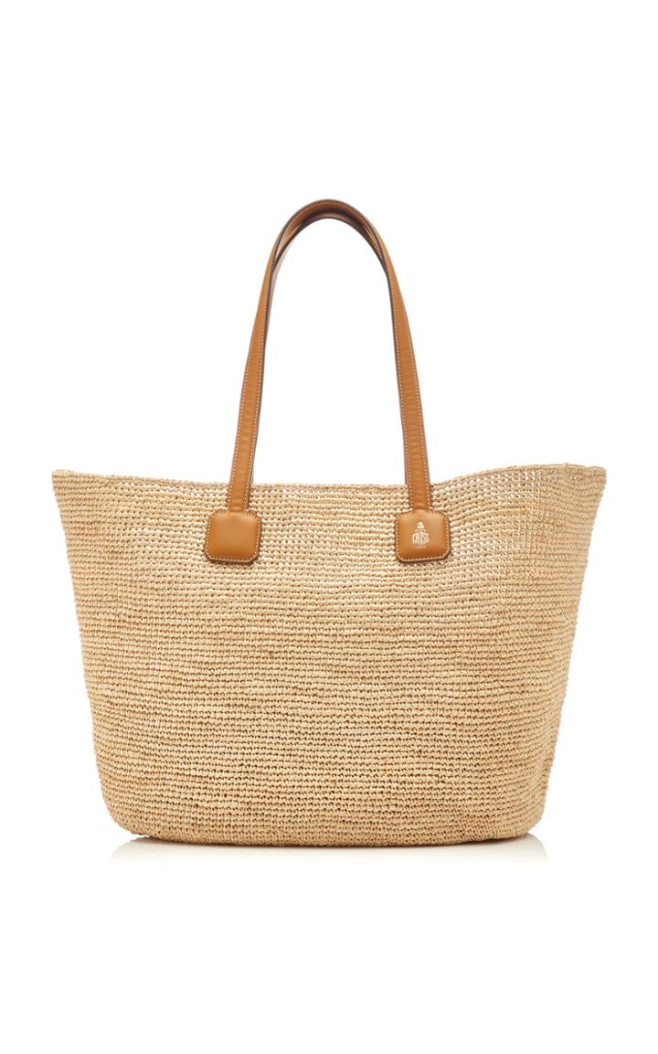 Moda Operandi Mark Cross Cote D'antibes Raffia Tote