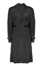 Situationist Draped Silk Knee-length Dress