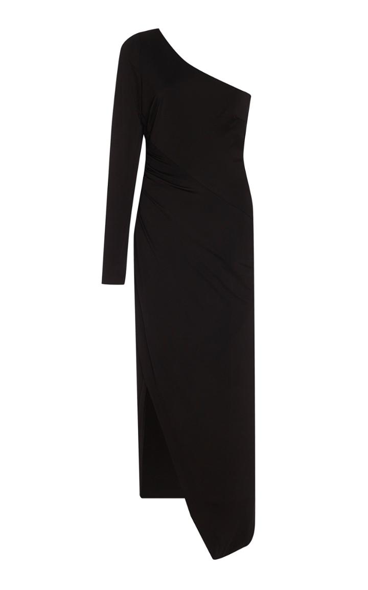 Galvan Mamounia One-shoulder Jersey Midi Dress