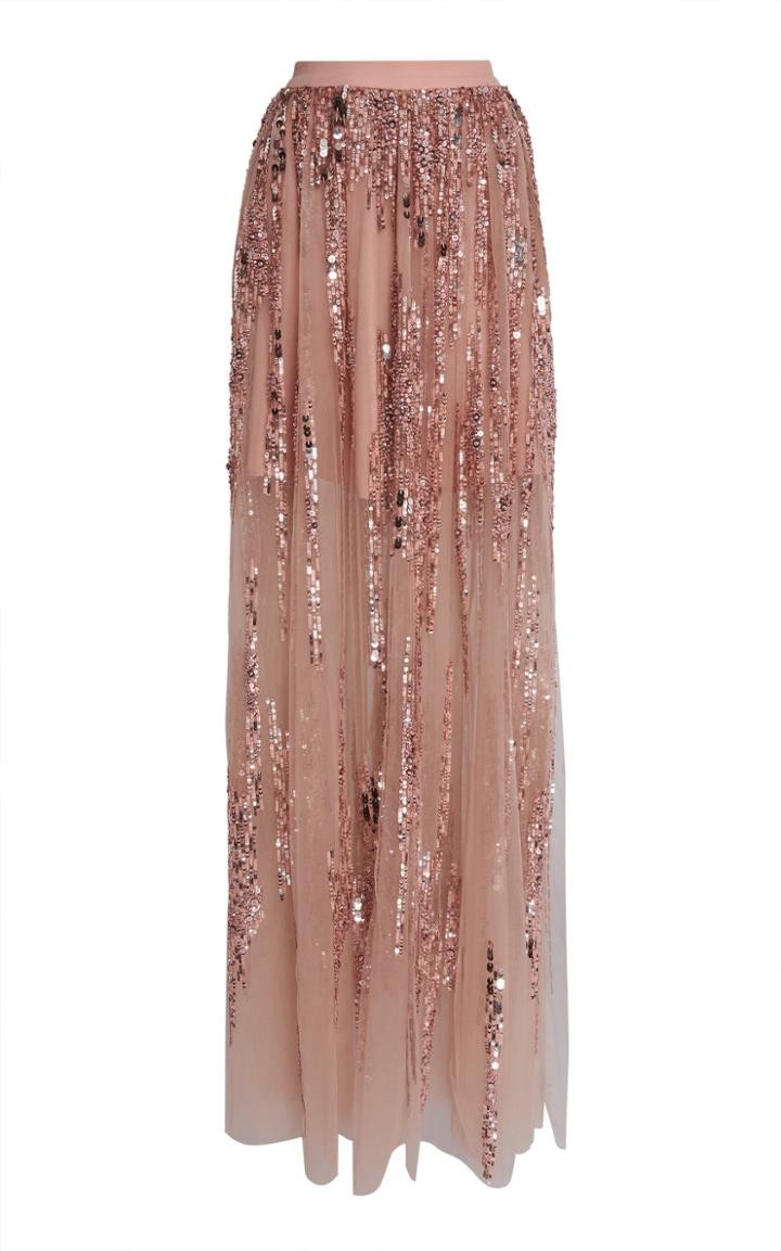 Elie Saab Sequin Embroidered Skirt
