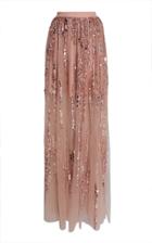Elie Saab Sequin Embroidered Skirt