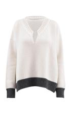 Marni Oversized Split-neck Wool Sweater