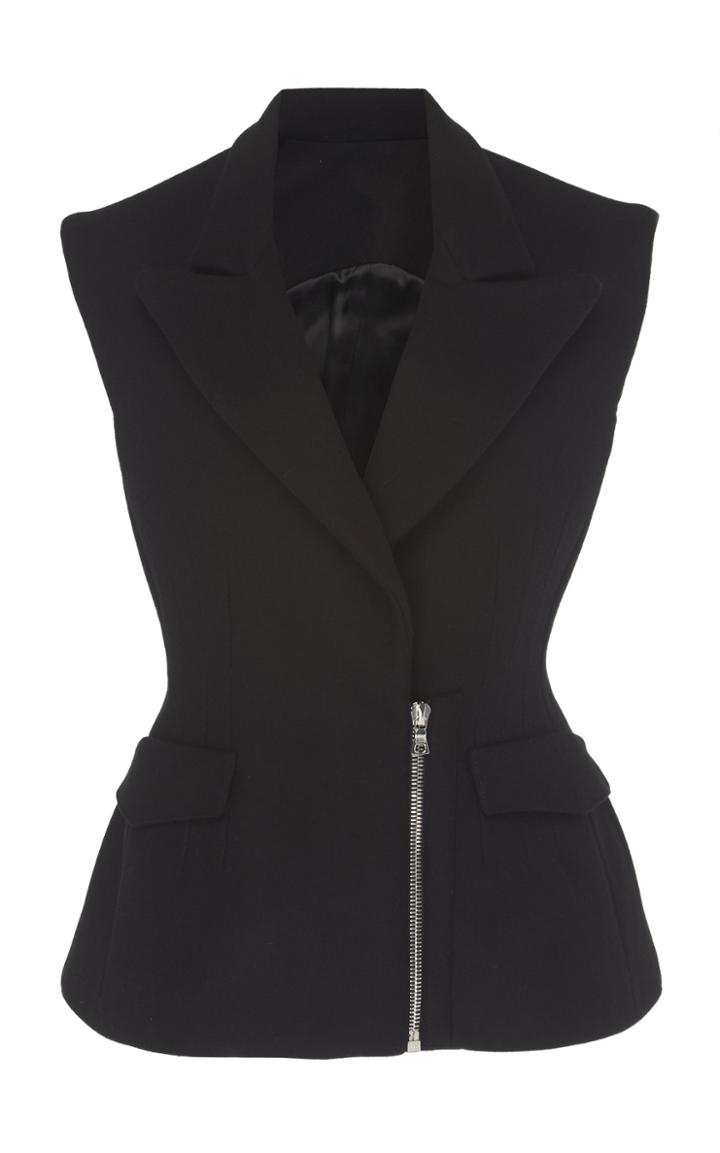 David Koma Corset Wool Vest