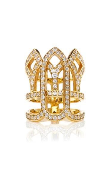 Colette Jewelry Yellow Gold Vatican Ring