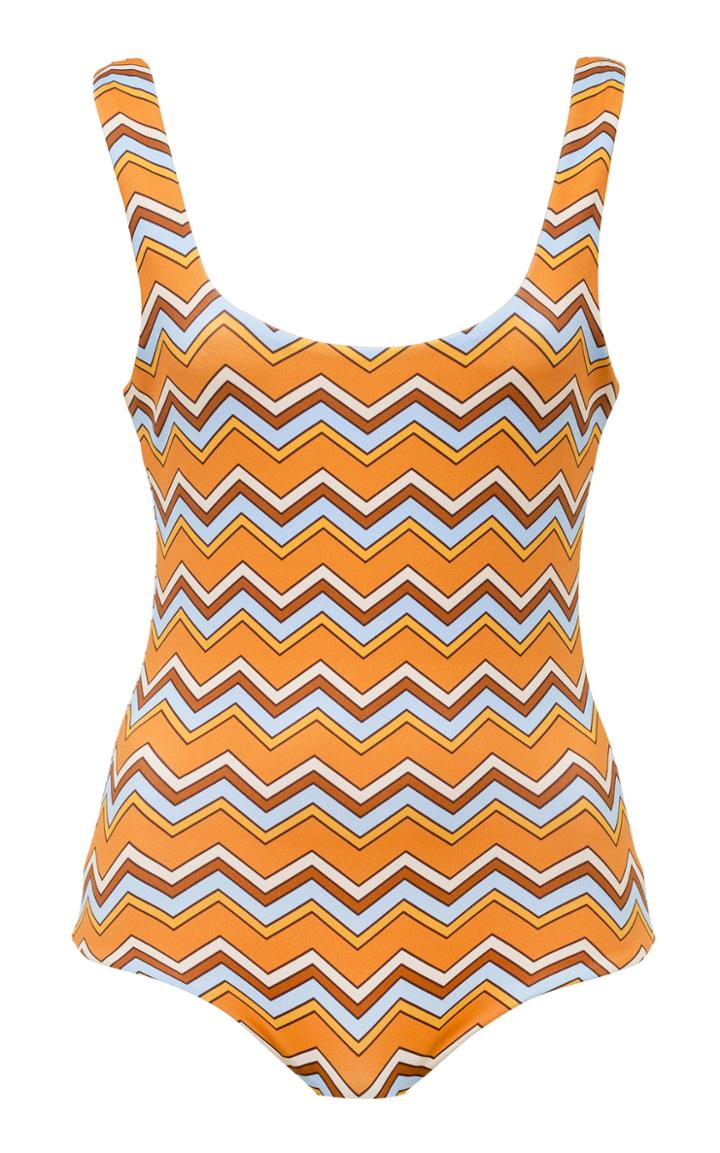 Camp Cove Ruby Plunging One Piece Swimsuit