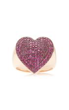 Runa 9k Gold Ruby Ring Size: 6