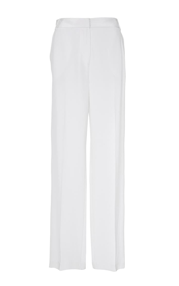 Tibi Silk High Waist Pants