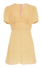 Moda Operandi Rebecca Vallance Rosette Silk Mini Dress Size: 4
