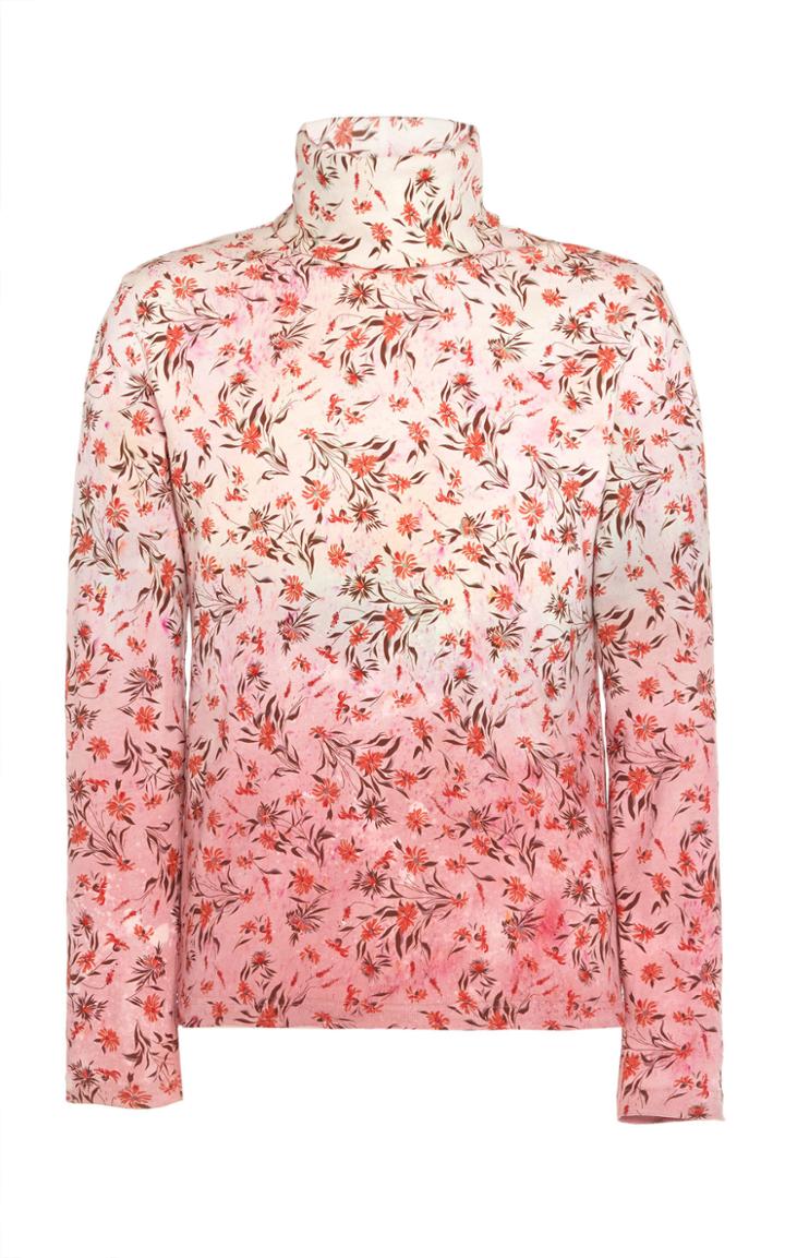 Acne Studios Emilio Floral Turtleneck Shirt