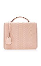 Mark Cross Large Python Grace Box Bag