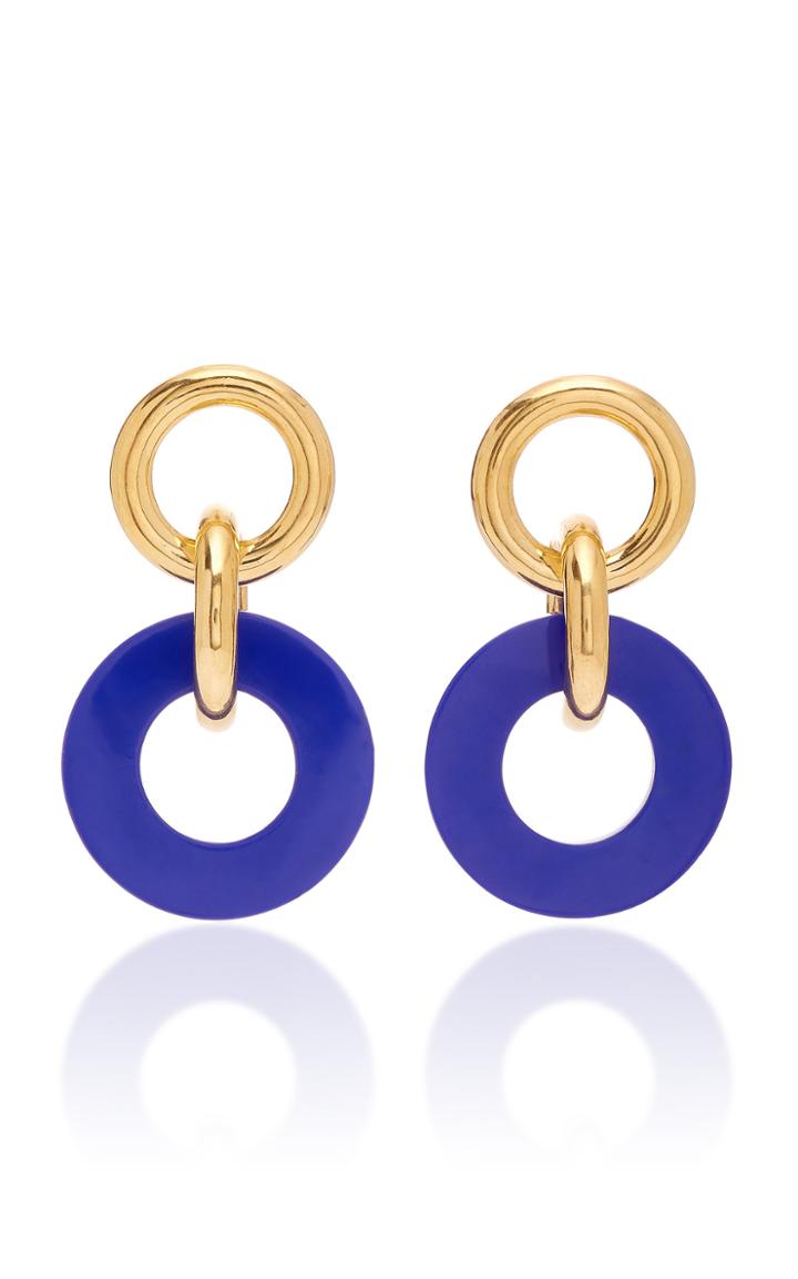 Joanna Laura Constantine Tribale Gold-plated Stone Earrings