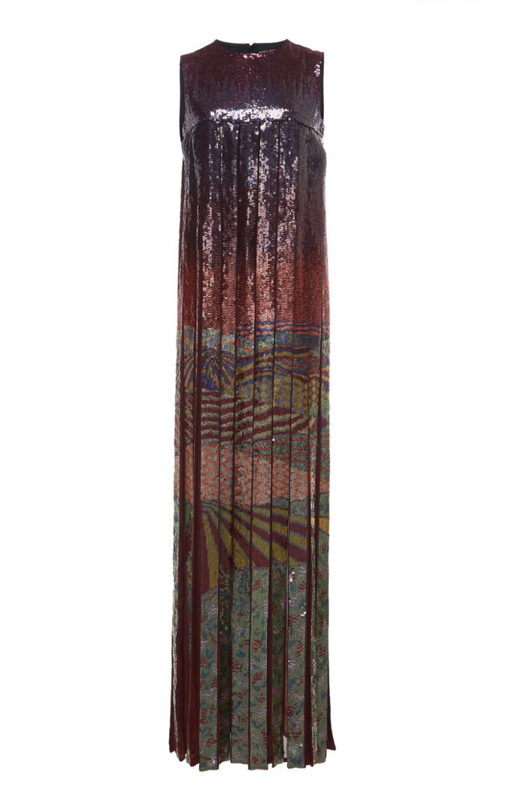 Rahul Mishra Gouden Fascia Maxi Dress